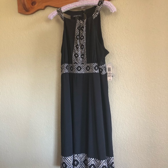 NWT INC Woman 1X Black Halter Dress - Picture 1 of 13